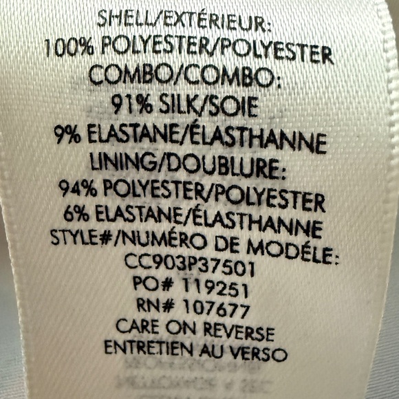 Alice + Olivia Conner Floral Scarf-Print Shirt Dress Size Large - Picture 13 of 13